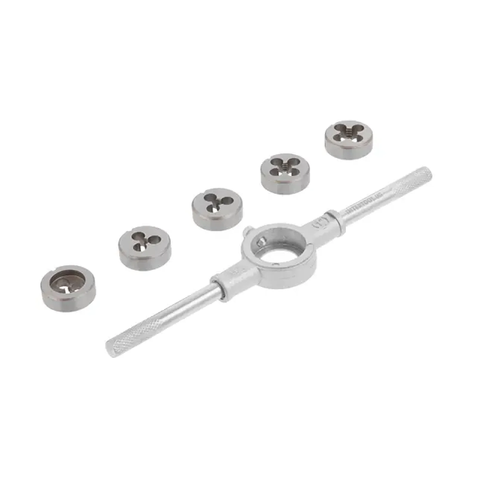 Нібор плашок з тримачем, 6 од., M4, M5, M6, M8, M10 INTERTOOL (SD-8019) UA