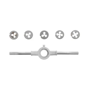 Нібор плашок з тримачем, 6 од., M4, M5, M6, M8, M10 INTERTOOL (SD-8019) UA