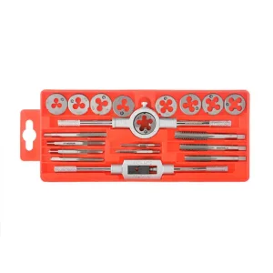 Набір плашок і мітчиків, 20 од., M3-M12 INTERTOOL (SD-8020) UA