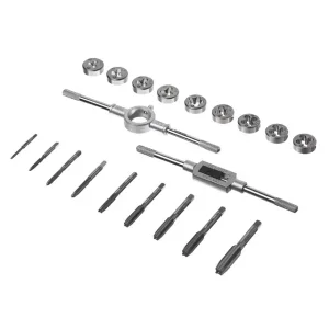 Набір плашок і мітчиків, 20 од., M3-M12 INTERTOOL (SD-8021) UA