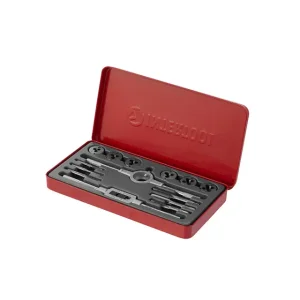 Набір плашок і мітчиків, 14 од., M3-M10 INTERTOOL (SD-8024) UA