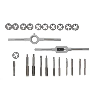 Набір плашок і мітчиків, 24 од., M5-M12 INTERTOOL (SD-8026) UA