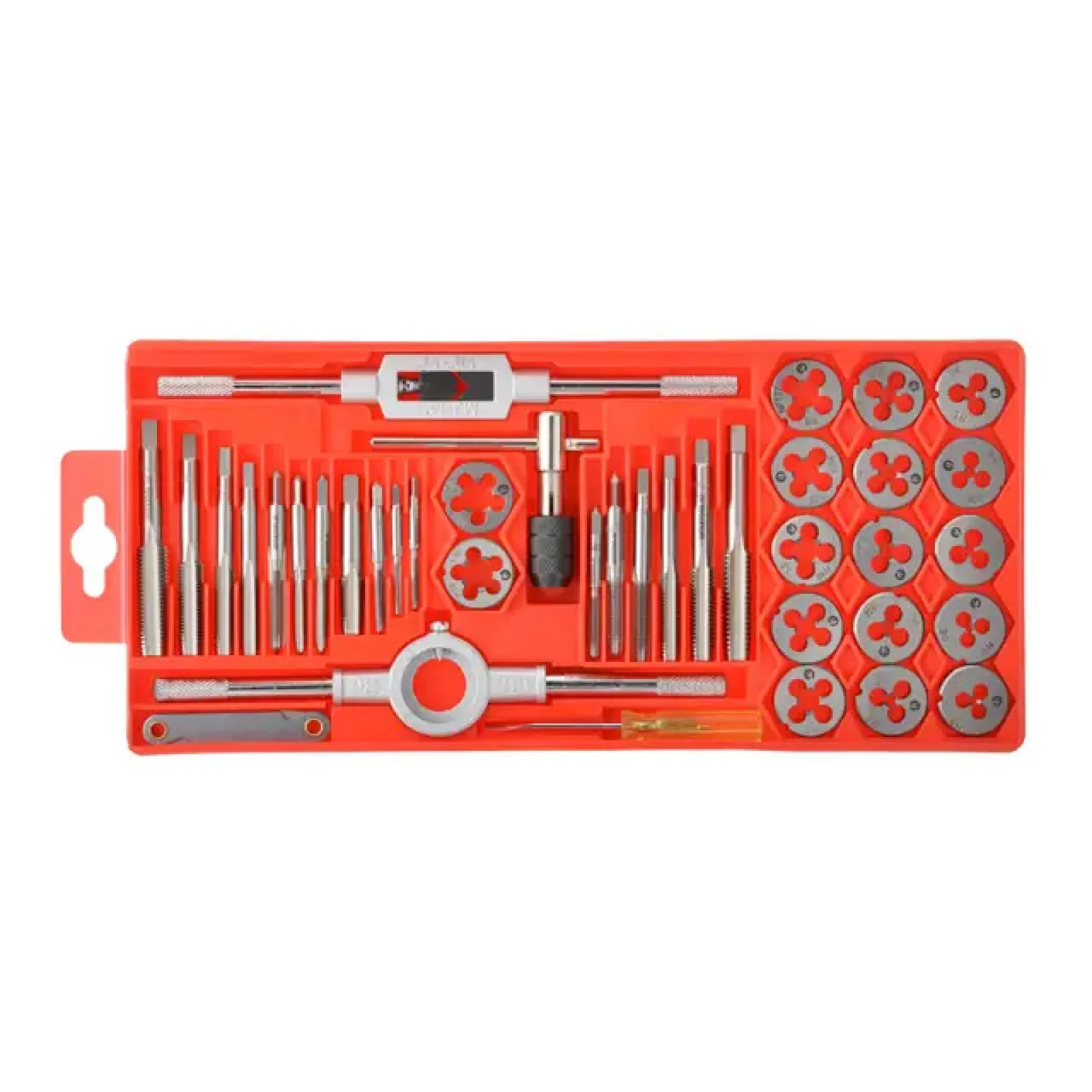 Набір плашок і мітчиків M3-M12, 40 од. INTERTOOL (SD-8040) UA