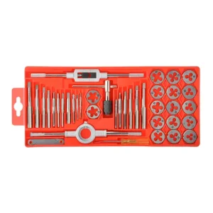 Набір плашок і мітчиків M3-M12, 40 од. INTERTOOL (SD-8040) UA