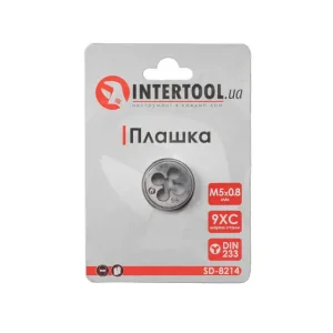 Плашка, M5×0,8 мм INTERTOOL (SD-8214) UA