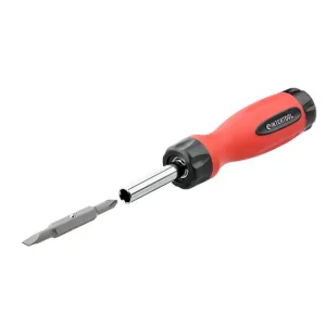 Викрутка 4 в 1 з двосторонніми насадками, Cr-V INTERTOOL (VT-1008) UA