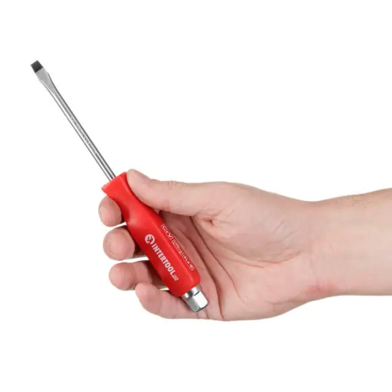 Викрутка ударна SL 6 * 100 мм CrV INTERTOOL (HT-0482) UA