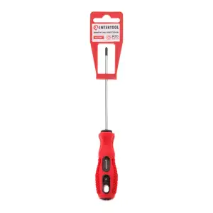 Викрутка хрестова, PZ0×100 мм, Cr-V INTERTOOL (VT-3154) UA