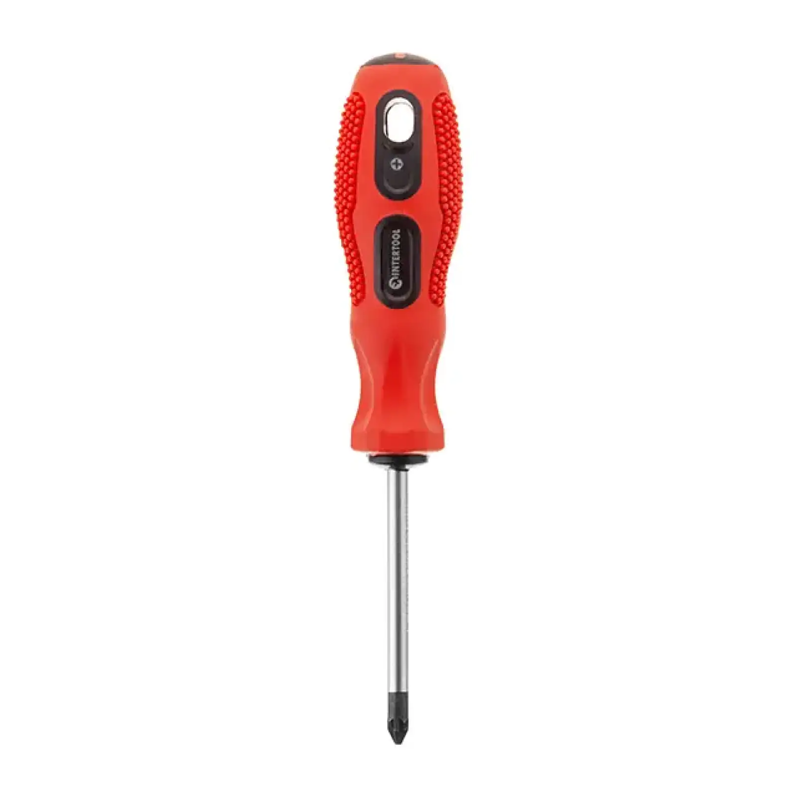 Викрутка хрестова, PZ2×75 мм, Cr-V INTERTOOL (VT-3158) UA