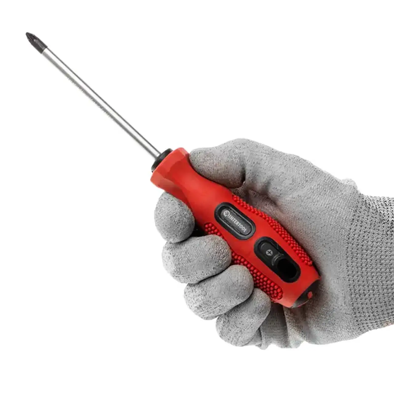 Викрутка хрестова, PZ2×100 мм, Cr-V INTERTOOL (VT-3159) UA