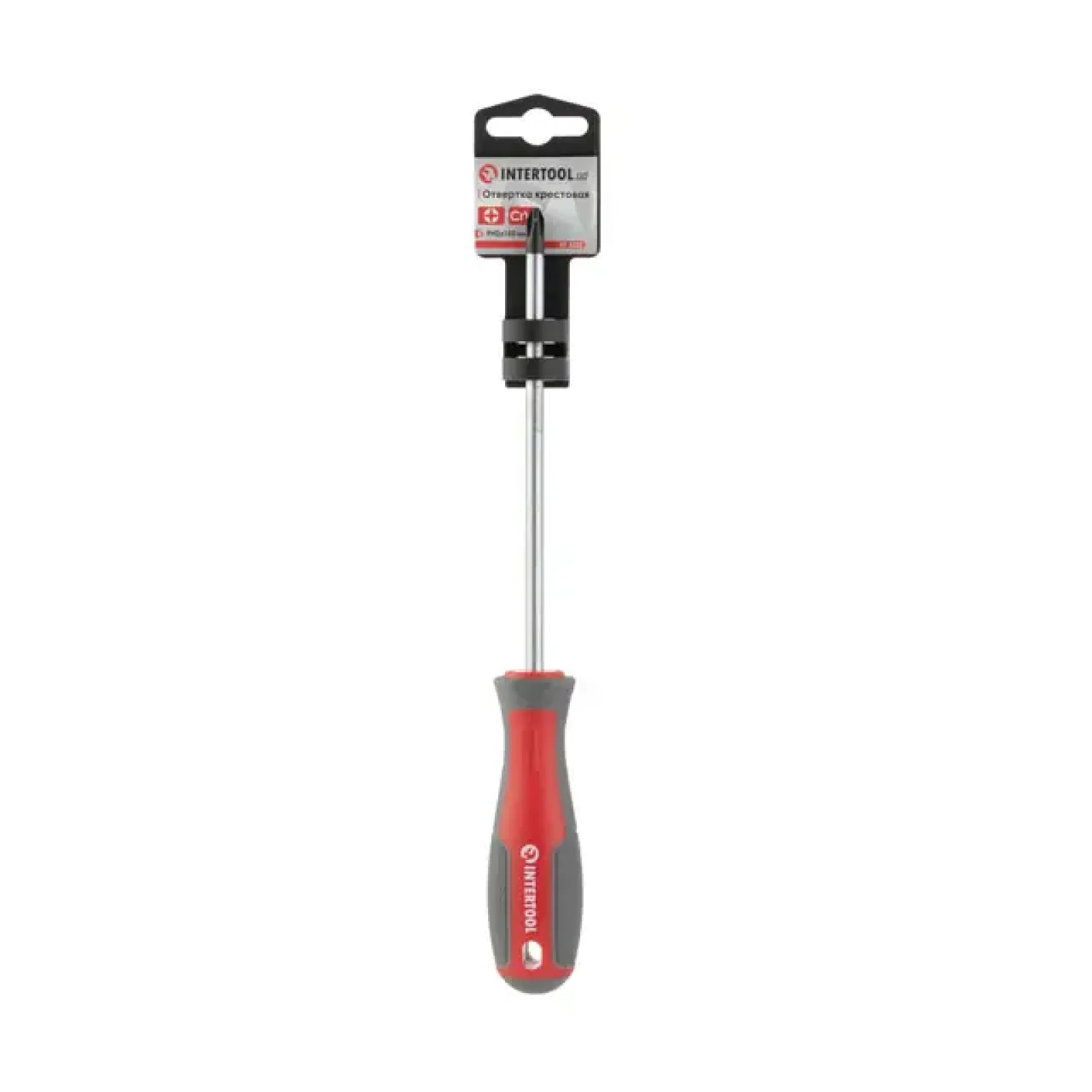 Викруткa хрестова, PH2×150 мм, Cr-V INTERTOOL (VT-3322) UA