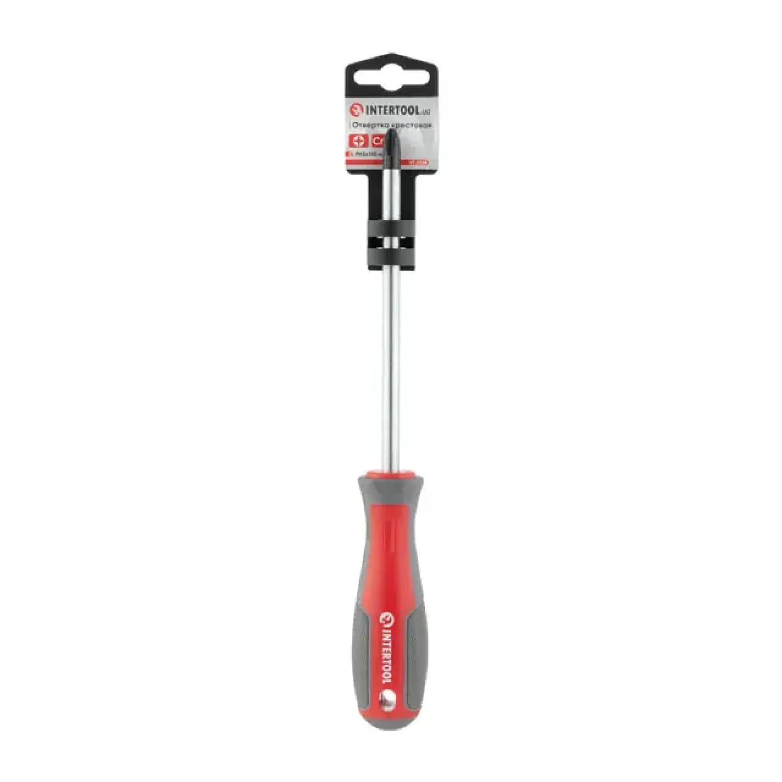 Викруткa хрестова, PH3×150 мм, Cr-V INTERTOOL (VT-3324) UA