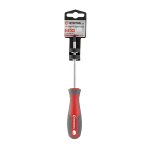 Викруткa хрестова, PZ1×100 мм, Cr-V INTERTOOL (VT-3332) UA