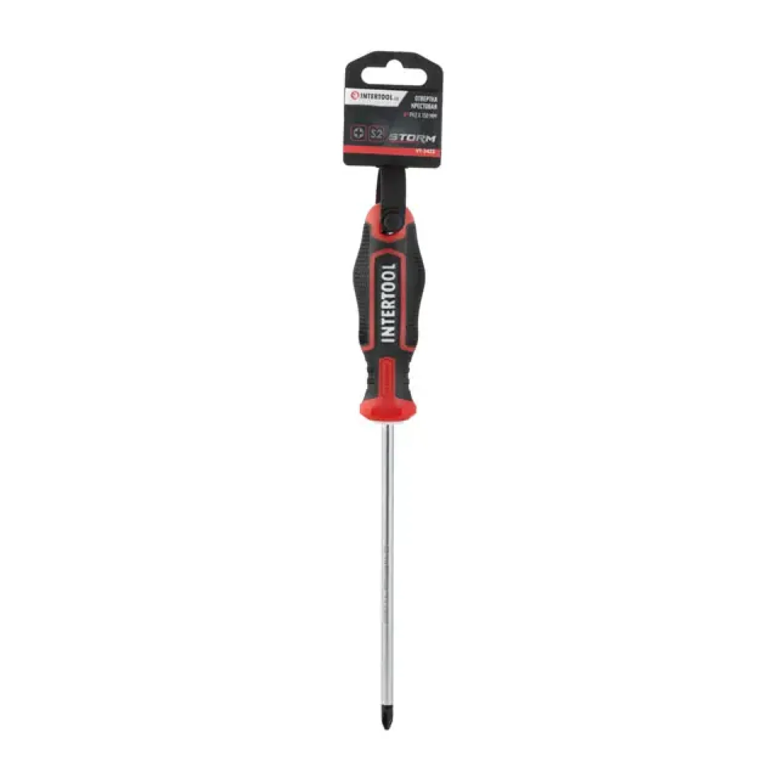 Викруткa хрестова, PH2×150 мм, S2, STORM INTERTOOL (VT-3422) UA