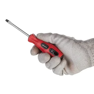 Викрутка шлицьова, SL5×75 мм, Cr-V INTERTOOL (VT-3106) UA