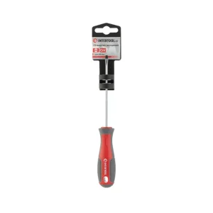 Викрутка шлицьова, SL3,0×100 мм, Cr-V INTERTOOL (VT-3302) UA