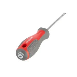 Викрутка шлицьова, SL4,0×100 мм, Cr-V INTERTOOL (VT-3303) UA