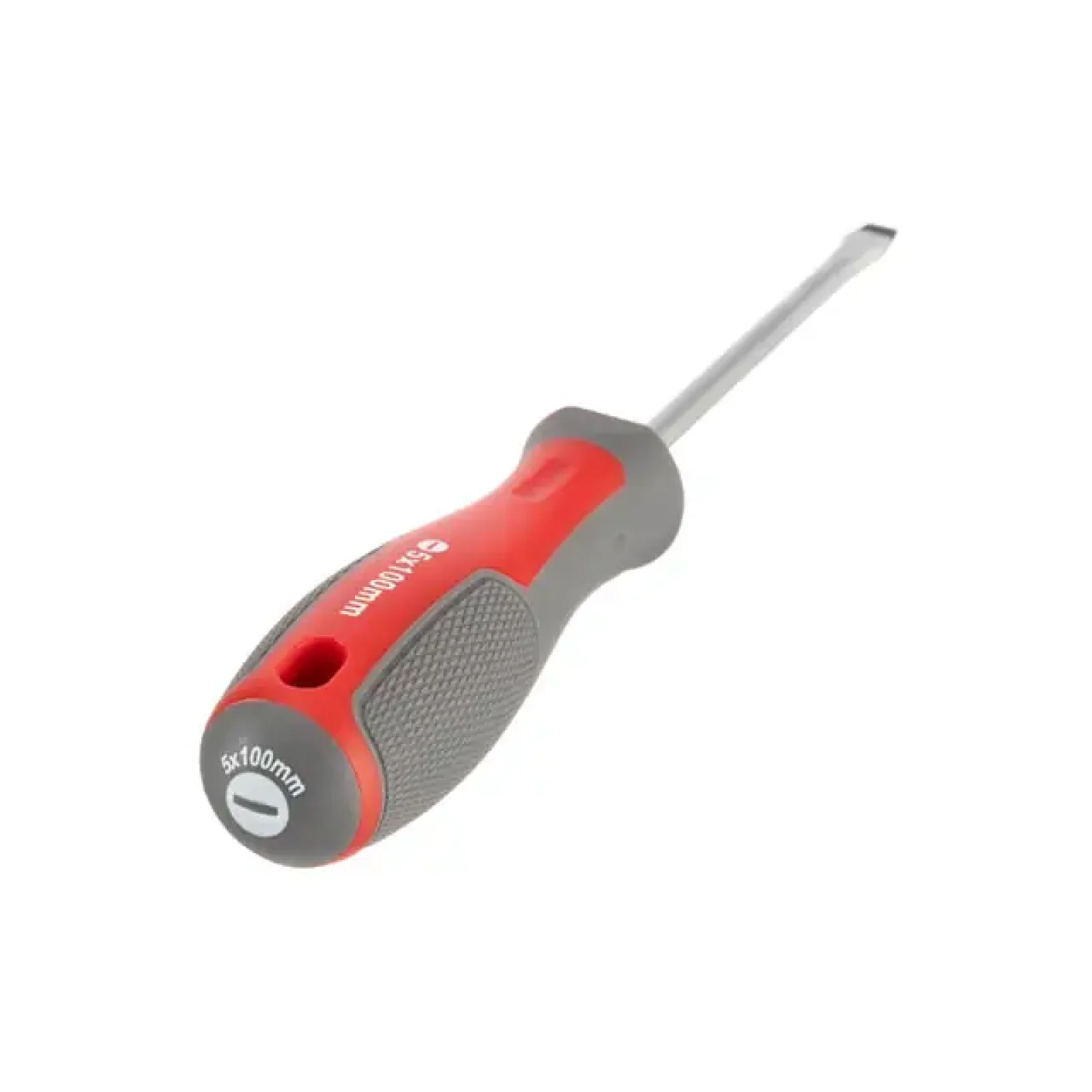 Викрутка шлицьова, SL5,0×100 мм, Cr-V INTERTOOL (VT-3306) UA