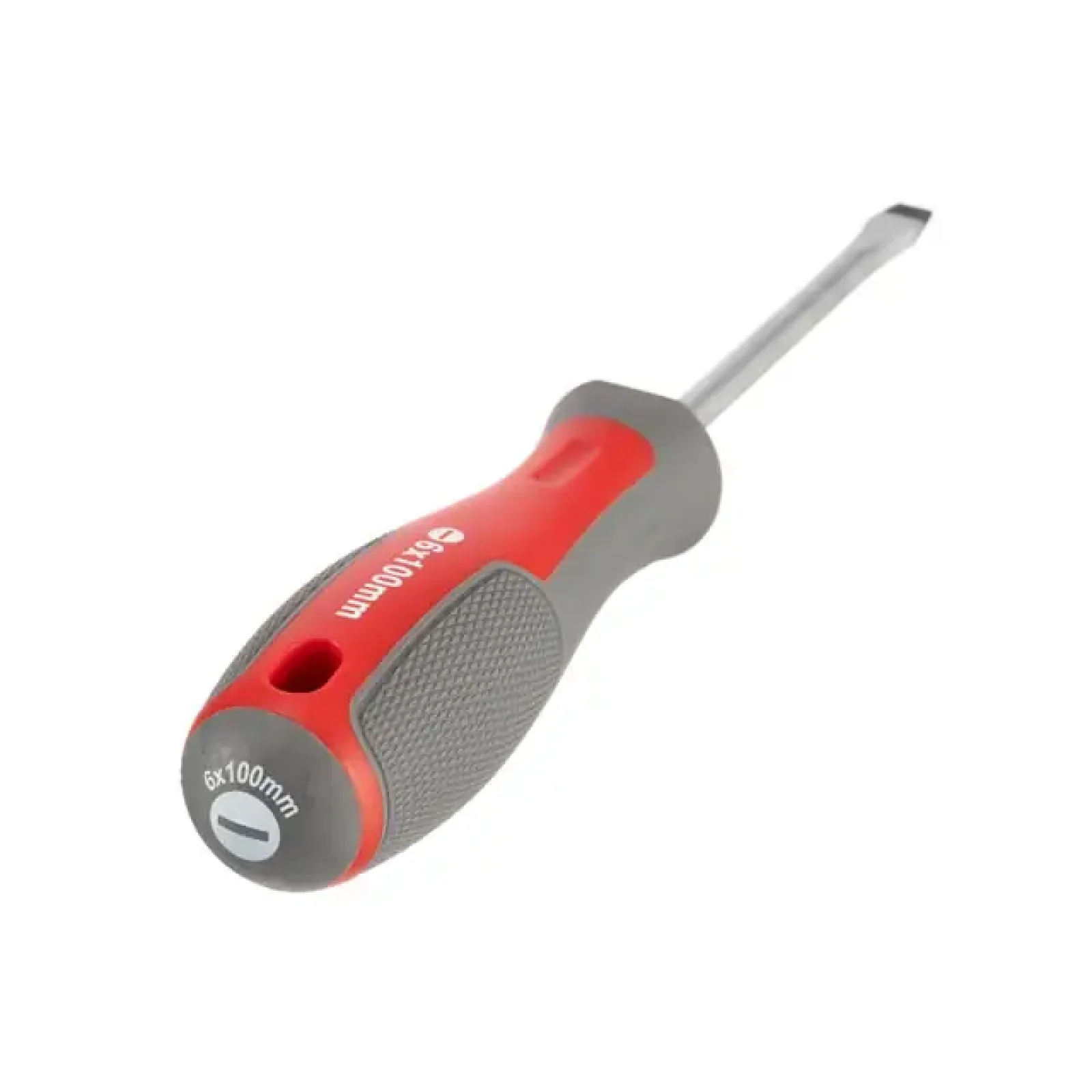 Викрутка шлицьова, SL6,0×100 мм, Cr-V INTERTOOL (VT-3310) UA
