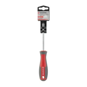 Викрутка шлицьова, SL6,0×100 мм, Cr-V INTERTOOL (VT-3310) UA