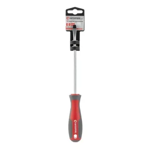 Викрутка шлицьова, SL6,0×150 мм, Cr-V INTERTOOL (VT-3311) UA