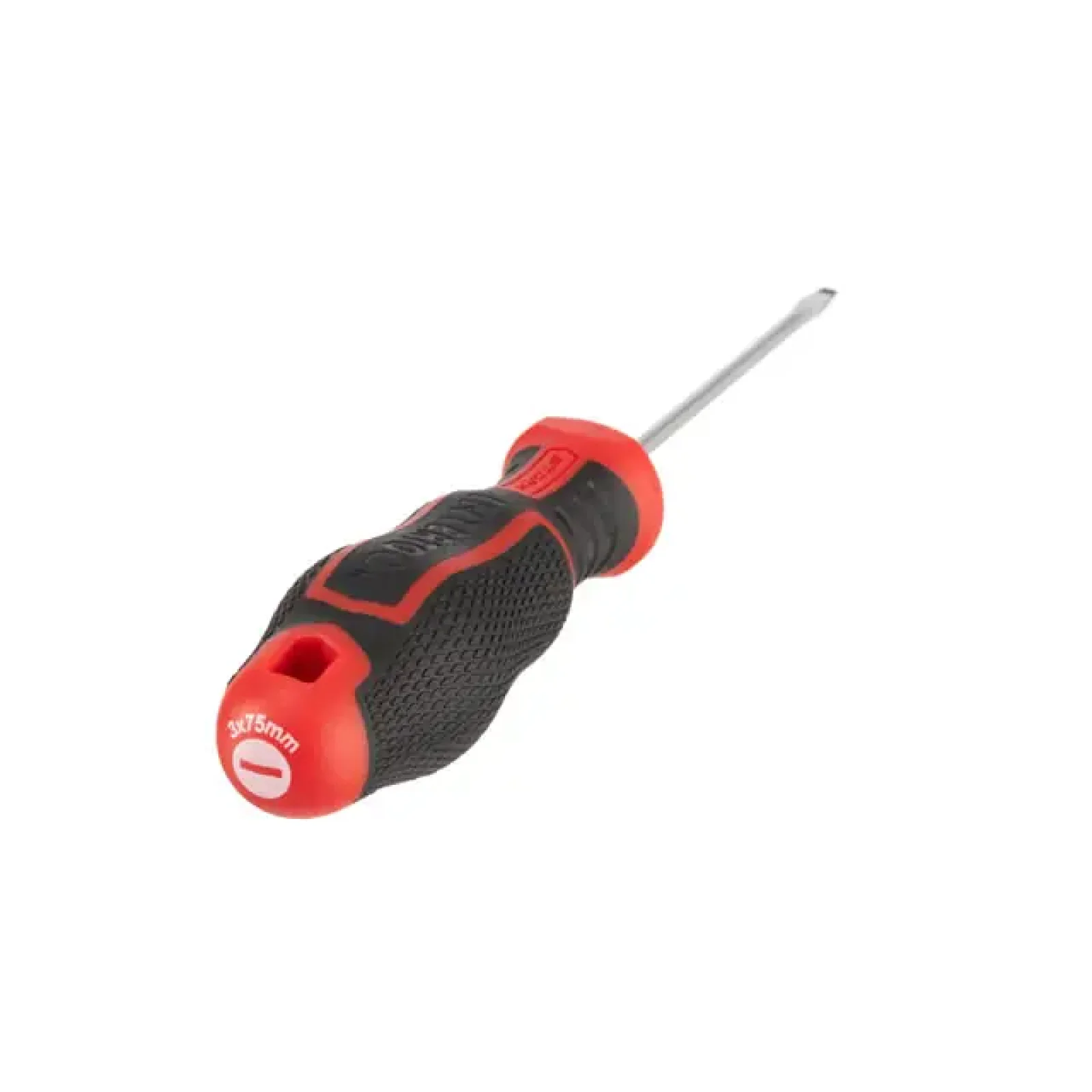 Викрутка шлицьова, SL3,0×75 мм, S2, STORM INTERTOOL (VT-3401) UA