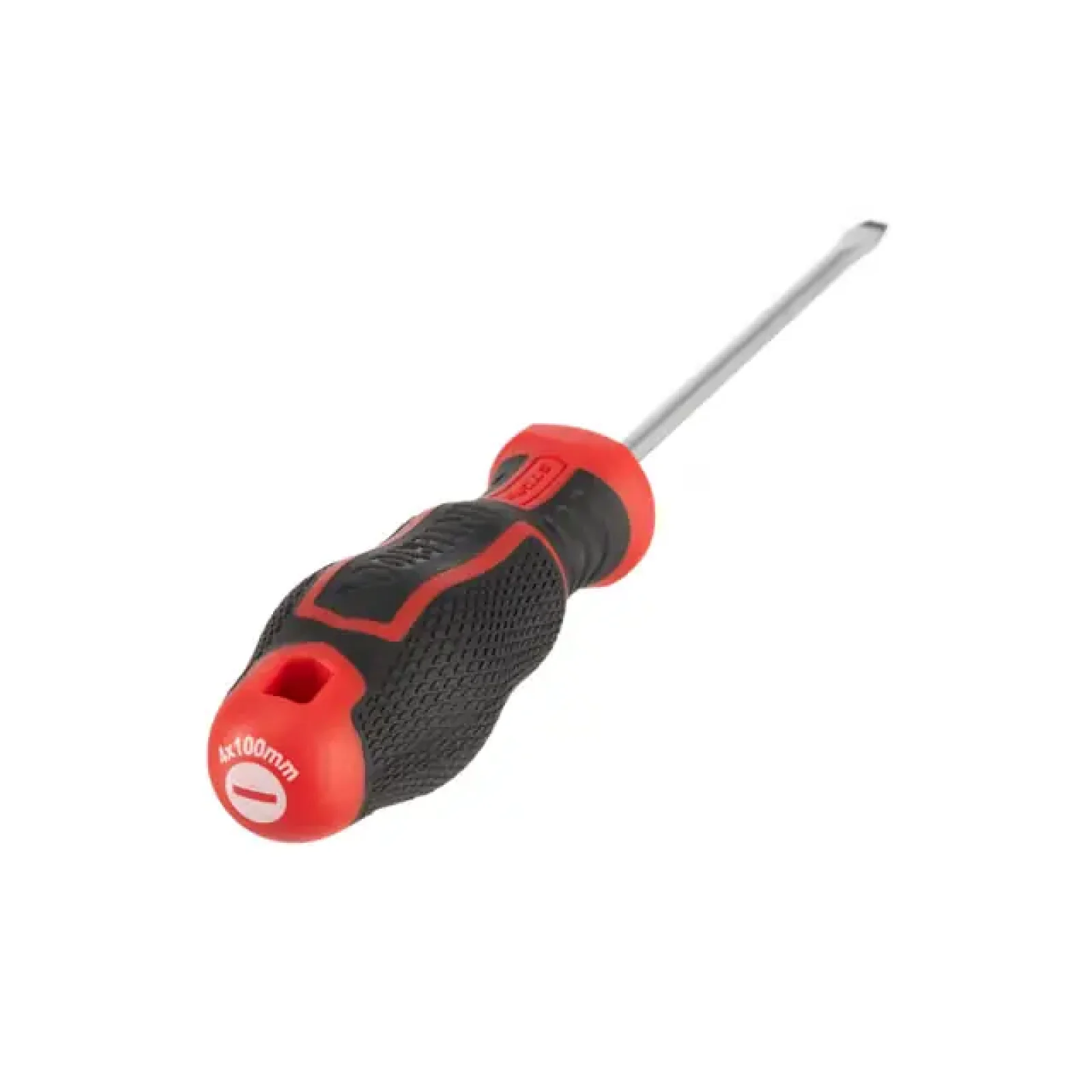 Викрутка шлицьова, SL4,0×100 мм, S2, STORM INTERTOOL (VT-3403) UA