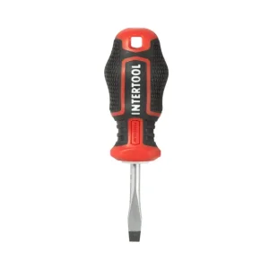 Викрутка шлицьова, SL5,0×38 мм, S2, STORM INTERTOOL (VT-3405) UA