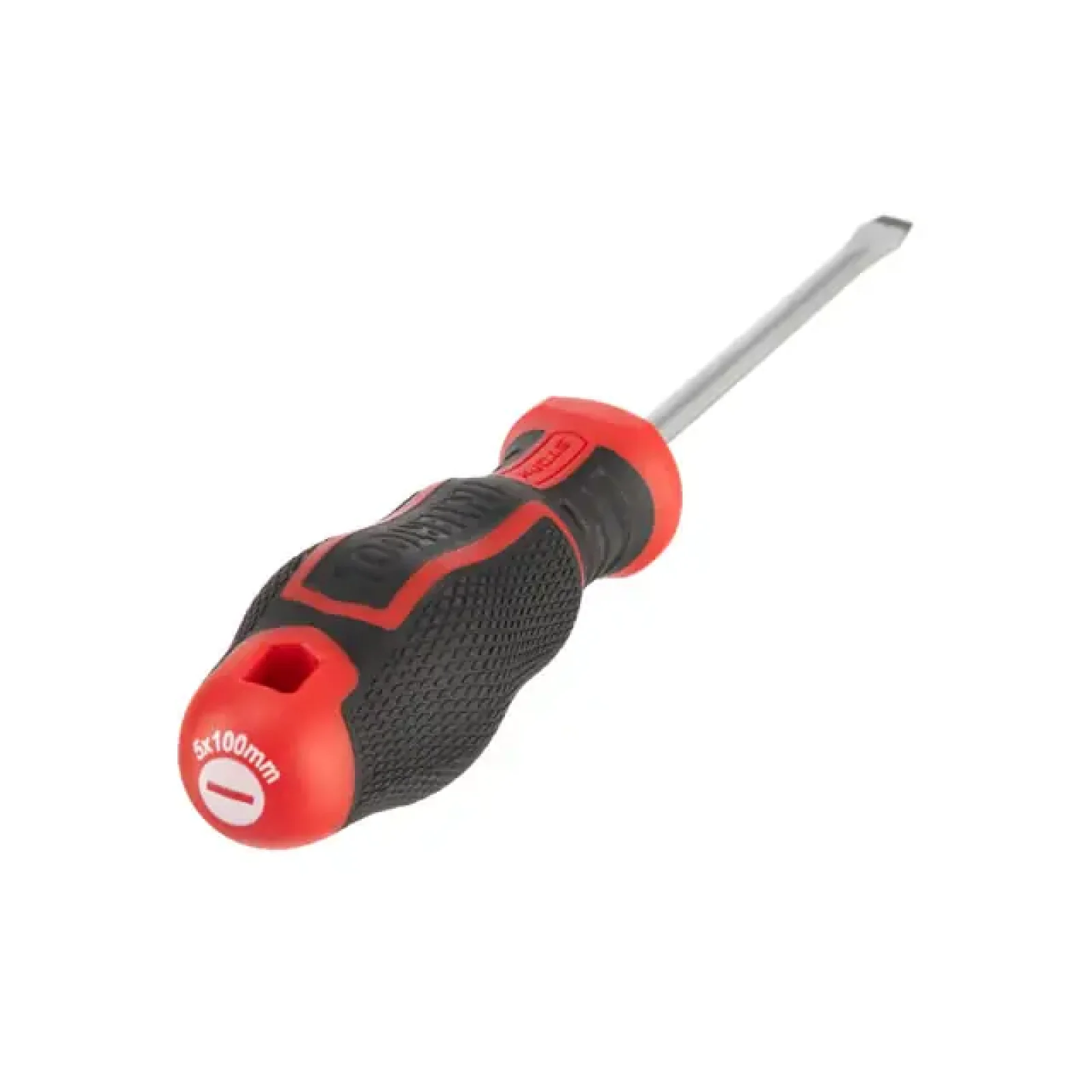 Викрутка шлицьова, SL5,0×100 мм, S2, STORM INTERTOOL (VT-3406) UA