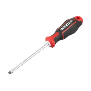 Викрутка шлицьова, SL5,0×100 мм, S2, STORM INTERTOOL (VT-3406) UA