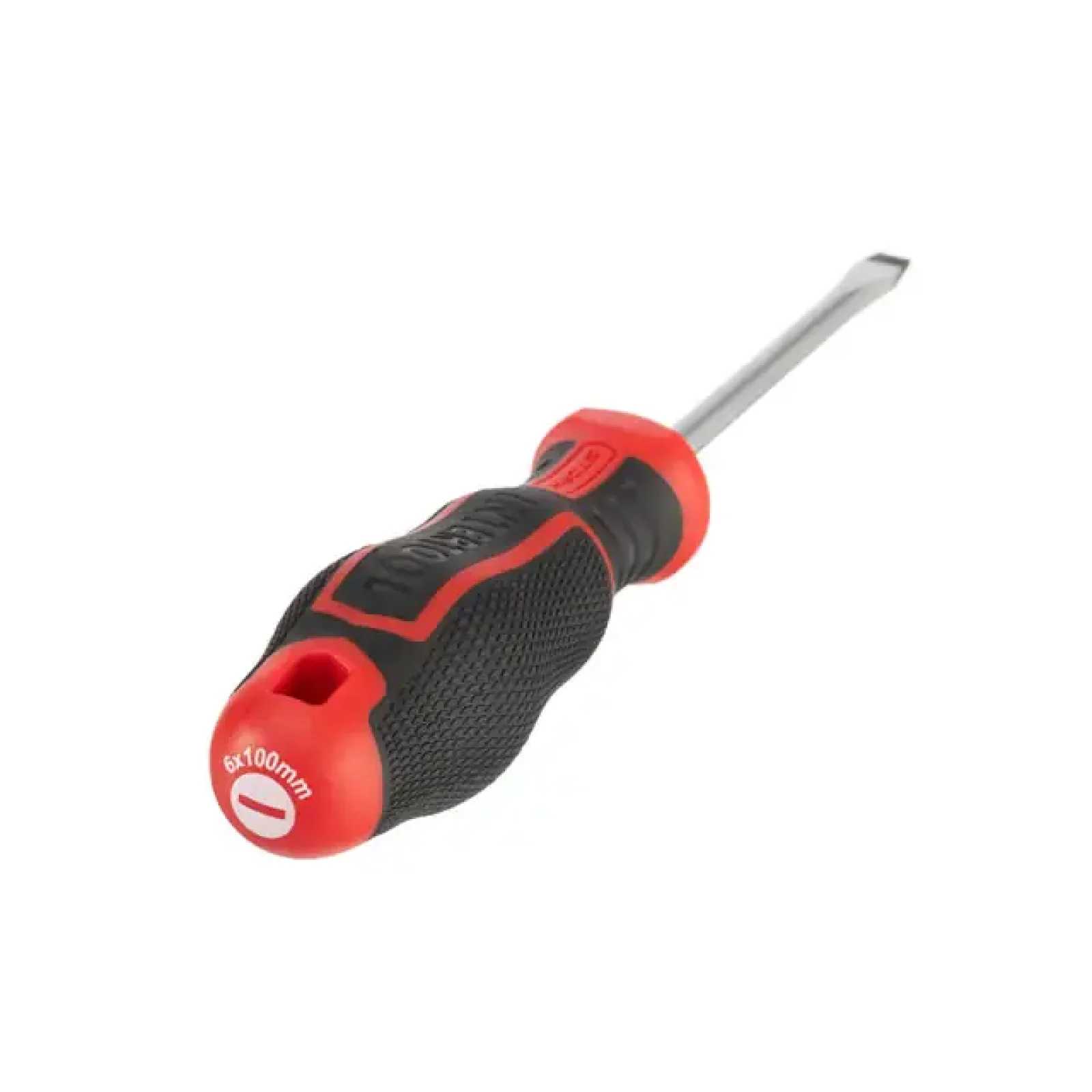 Викрутка шлицьова, SL6,0×100 мм, S2, STORM INTERTOOL (VT-3410) UA