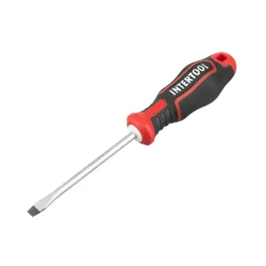 Викрутка шлицьова, SL6,0×100 мм, S2, STORM INTERTOOL (VT-3410) UA