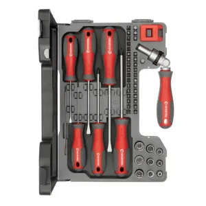 Набір викруток з комплектом насадок, 51 од., Cr-V INTERTOOL (VT-3352) UA