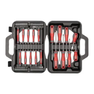 Набір викруток з комплектом насадок, 58 од., Cr-V INTERTOOL (VT-3358) UA