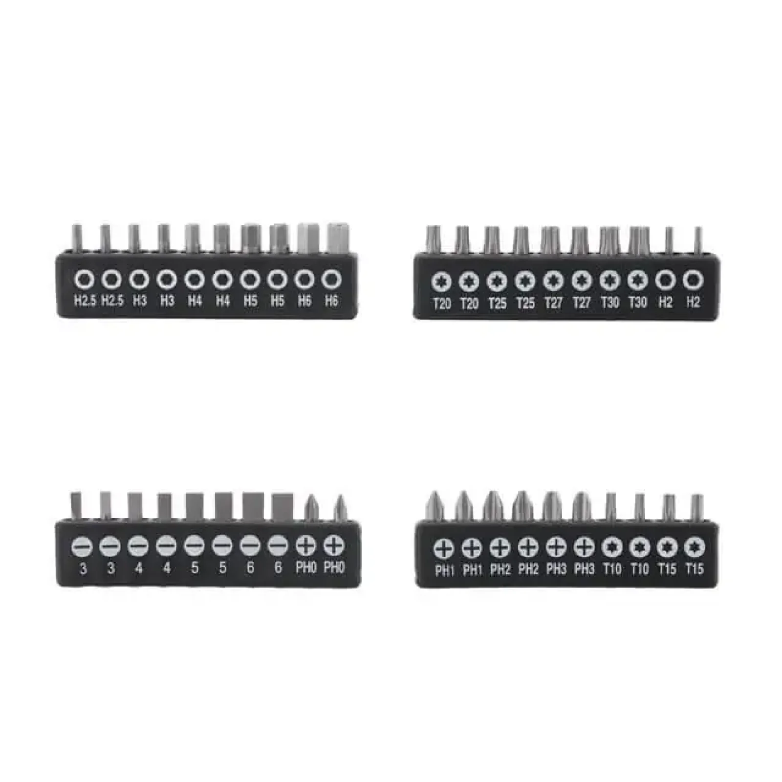 Набір викруток з комплектом насадок, 58 од., Cr-V INTERTOOL (VT-3358) UA