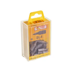Комплект насадок до викруток SL4, 1/4", 25 мм, уп. 25 шт. INTERTOOL (VT-0032) UA