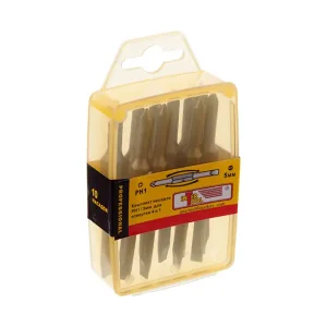 Комплект насадок до викруток PH1/SL5, 4 в 1, уп. 10 шт. INTERTOOL (VT-0061) UA