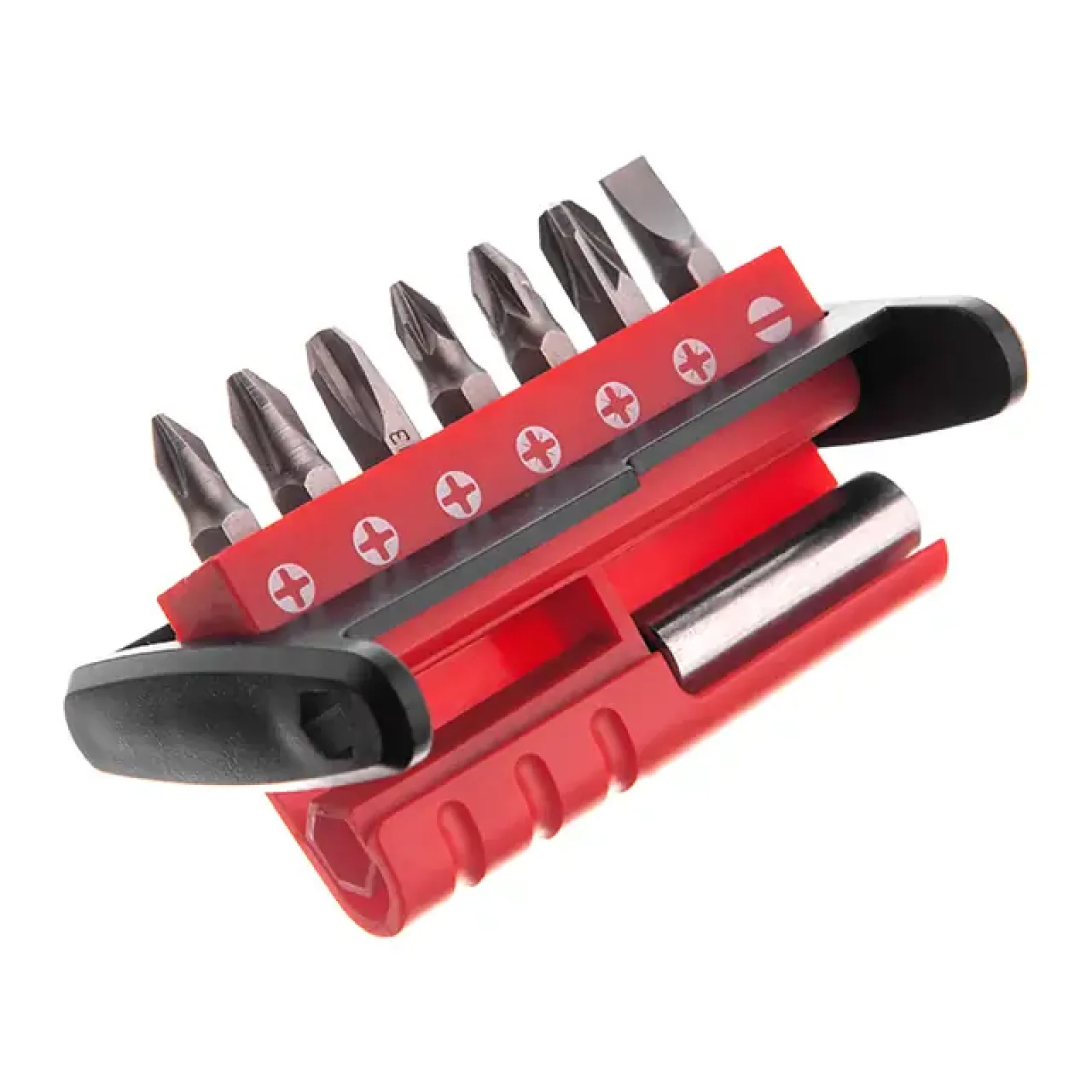 Набір насадок для викрутки з магнітним утримувачем, 8 од., Cr-V INTERTOOL (VT-0107) UA