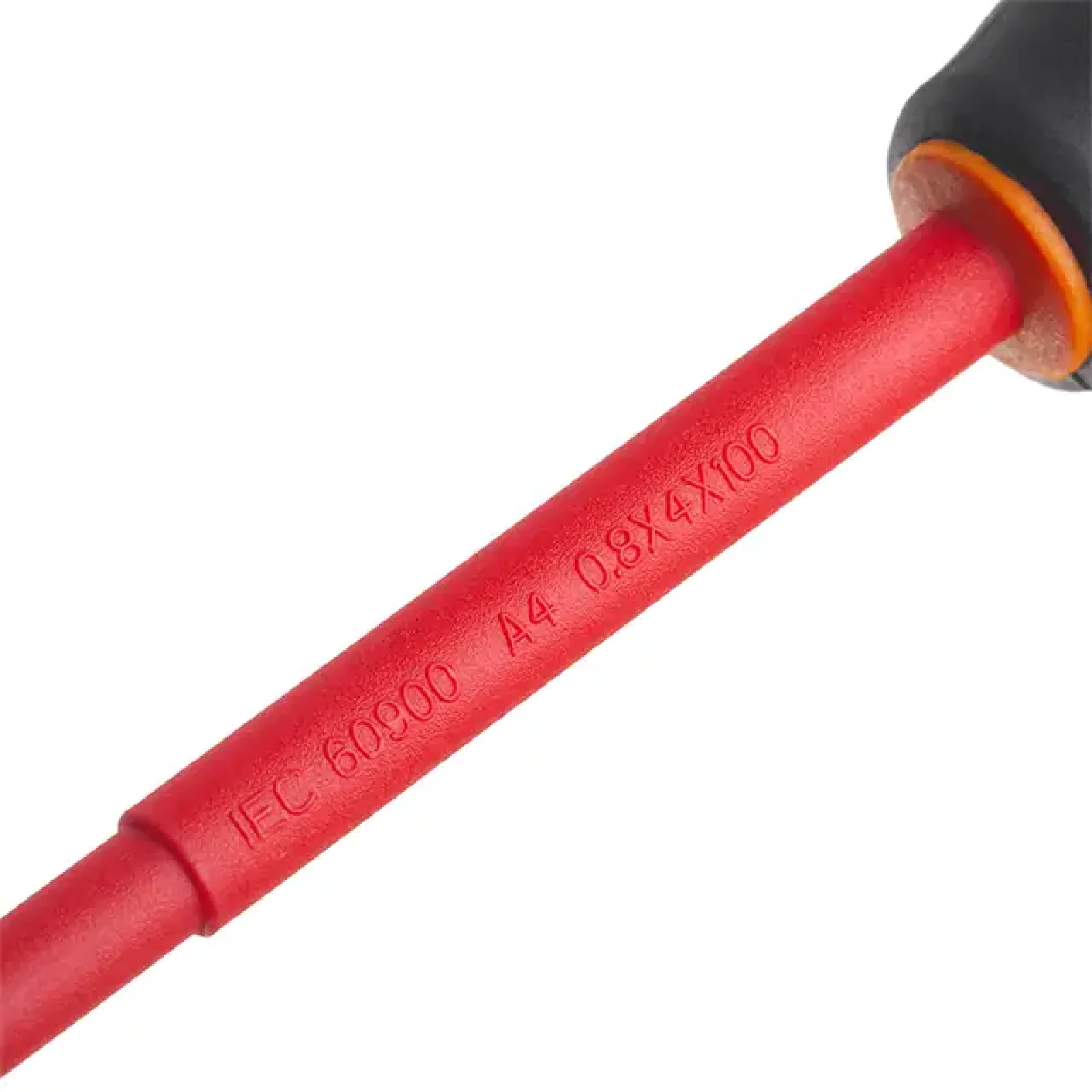 Викрутка шліцева ізольована, SL0,8×4,00 мм, 1000 В, 100 мм INTERTOOL (VT-3205) UA