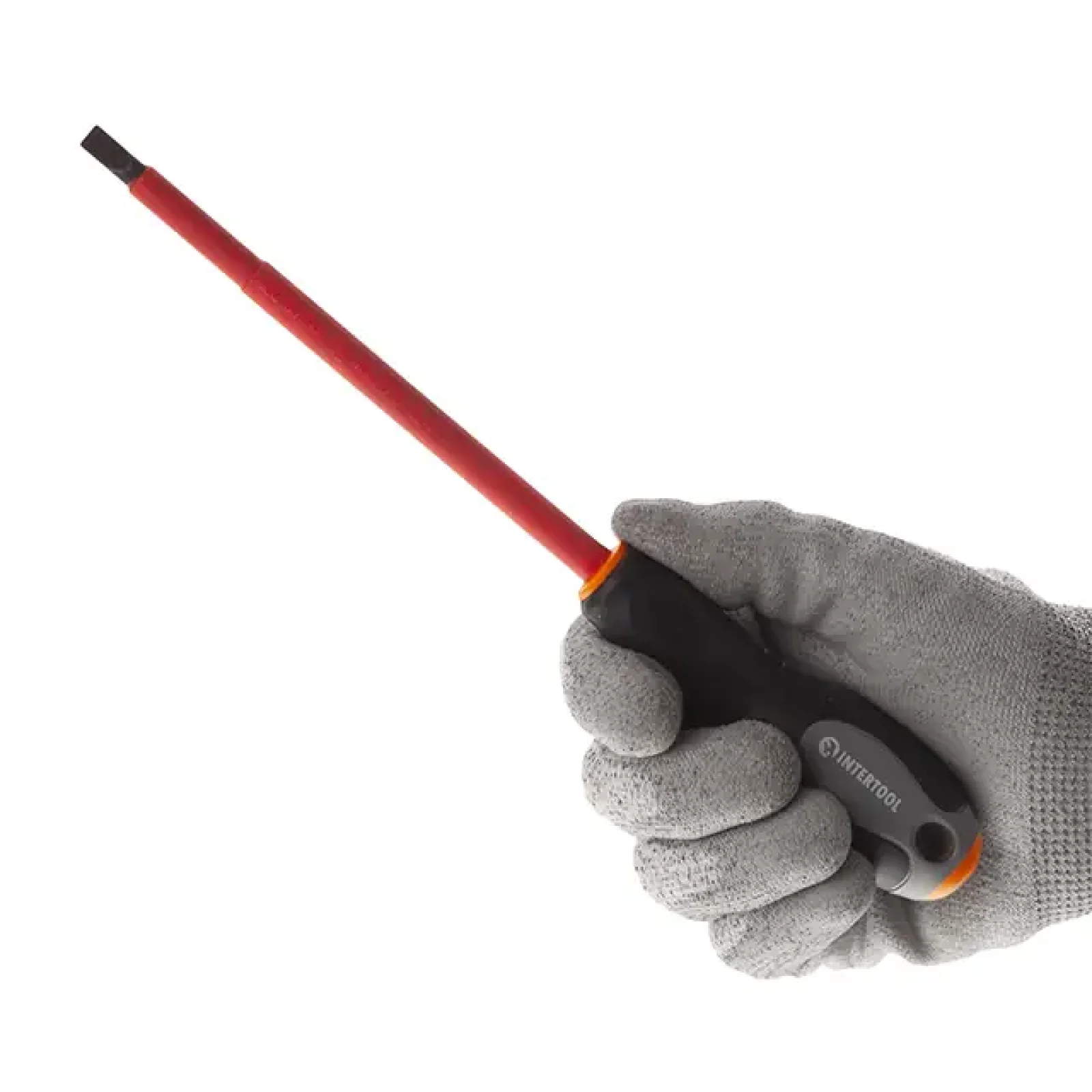 Викрутка шліцева ізольована, SL1,2×6,50 мм, 1000 В, 150 мм INTERTOOL (VT-3207) UA