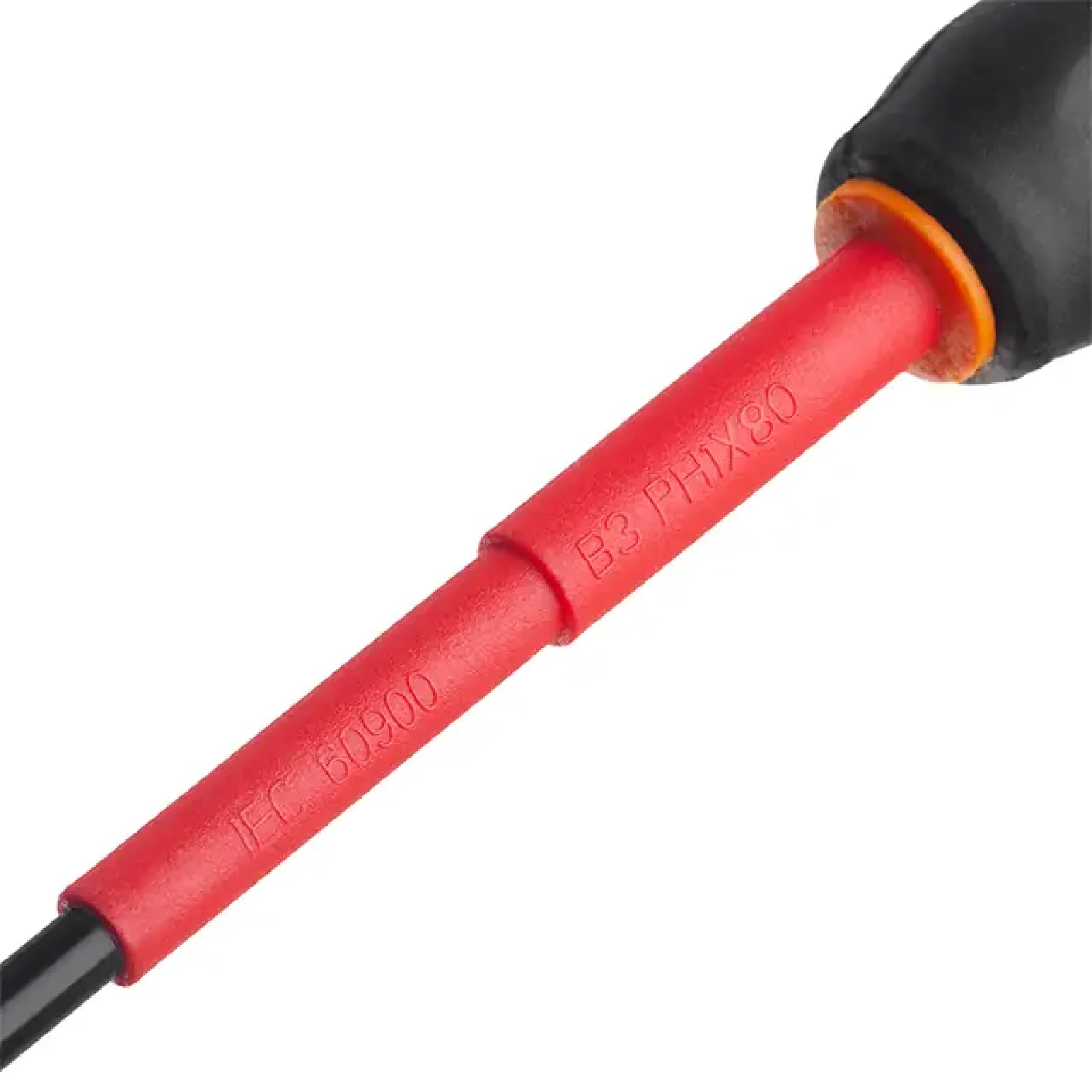 Викрутка хрестова ізольована, PH1, 1000 В, 80 мм INTERTOOL (VT-3211) UA