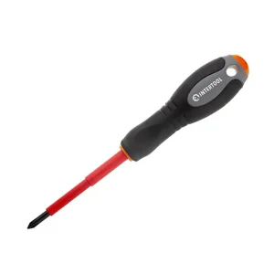 Викрутка хрестова ізольована, PH1, 1000 В, 80 мм INTERTOOL (VT-3211) UA