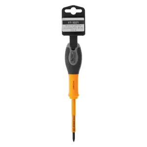 Викрутка хрестова ізольована PZ1, 80 мм 1000 В INTERTOOL (VT-3221) UA
