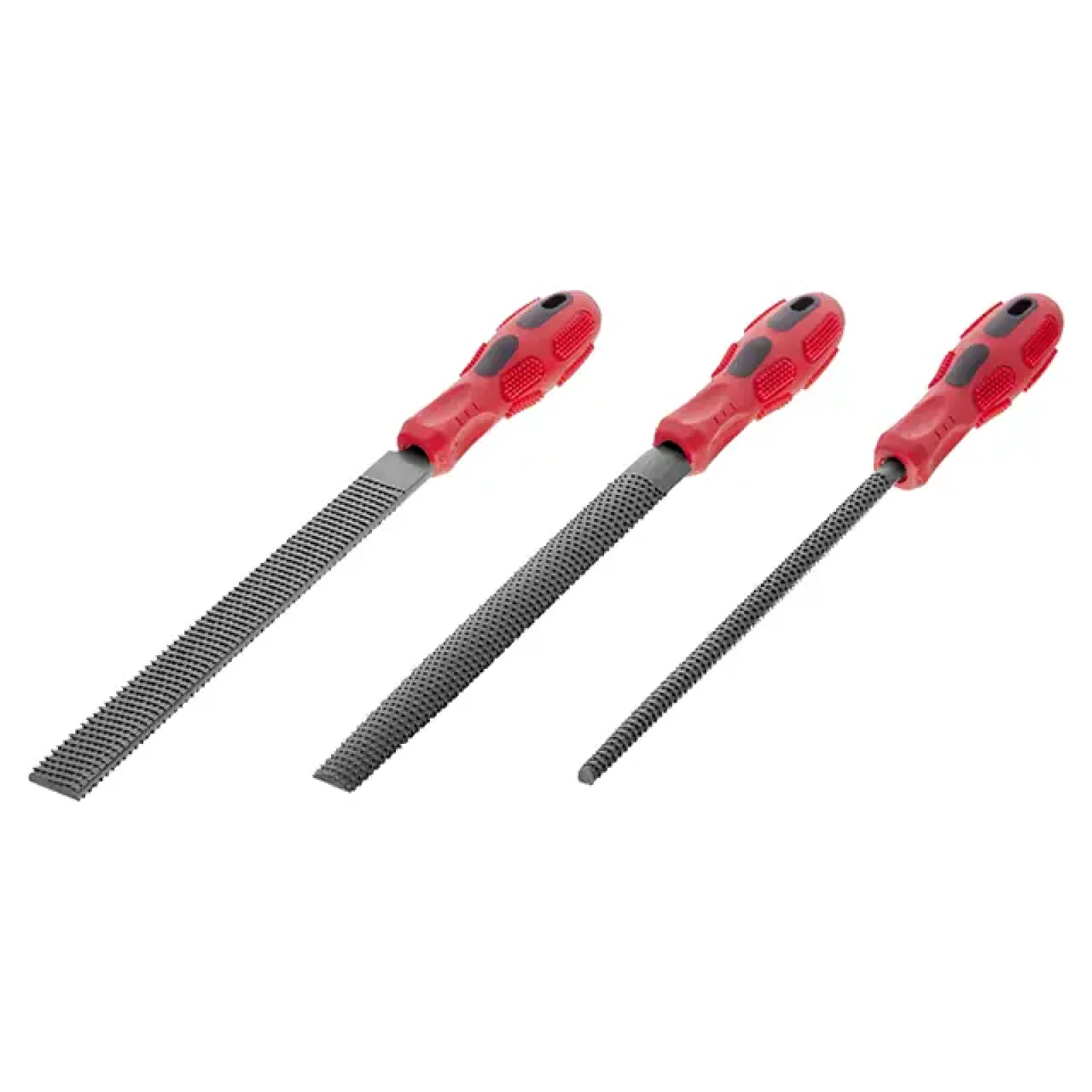 Набір рашпілів, 3 шт. INTERTOOL (HT-3704) UA