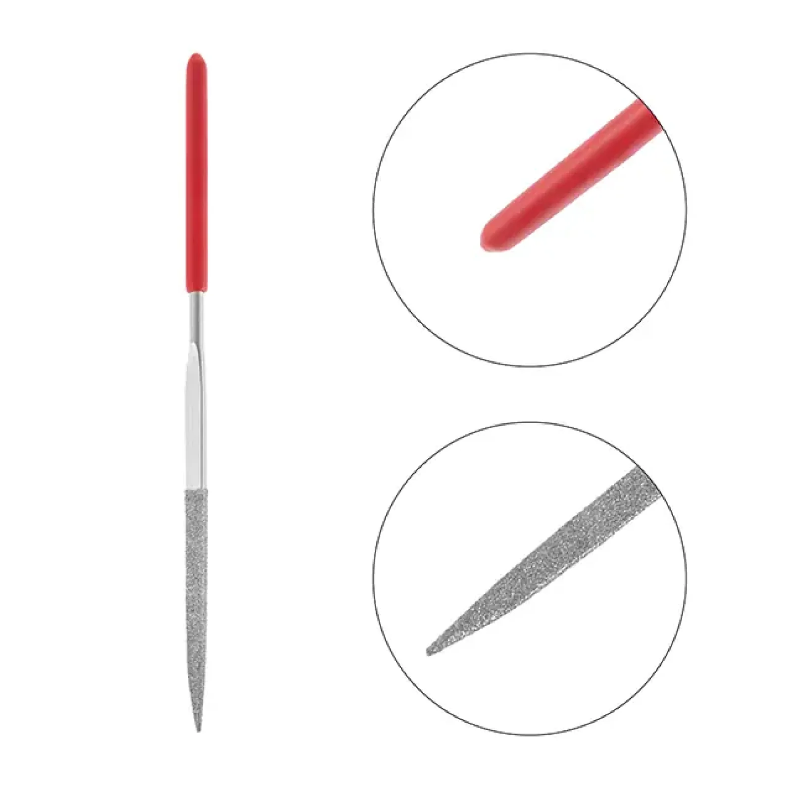 Набір алмазних надфілів, 10 шт., 140 мм INTERTOOL (HT-3701) UA