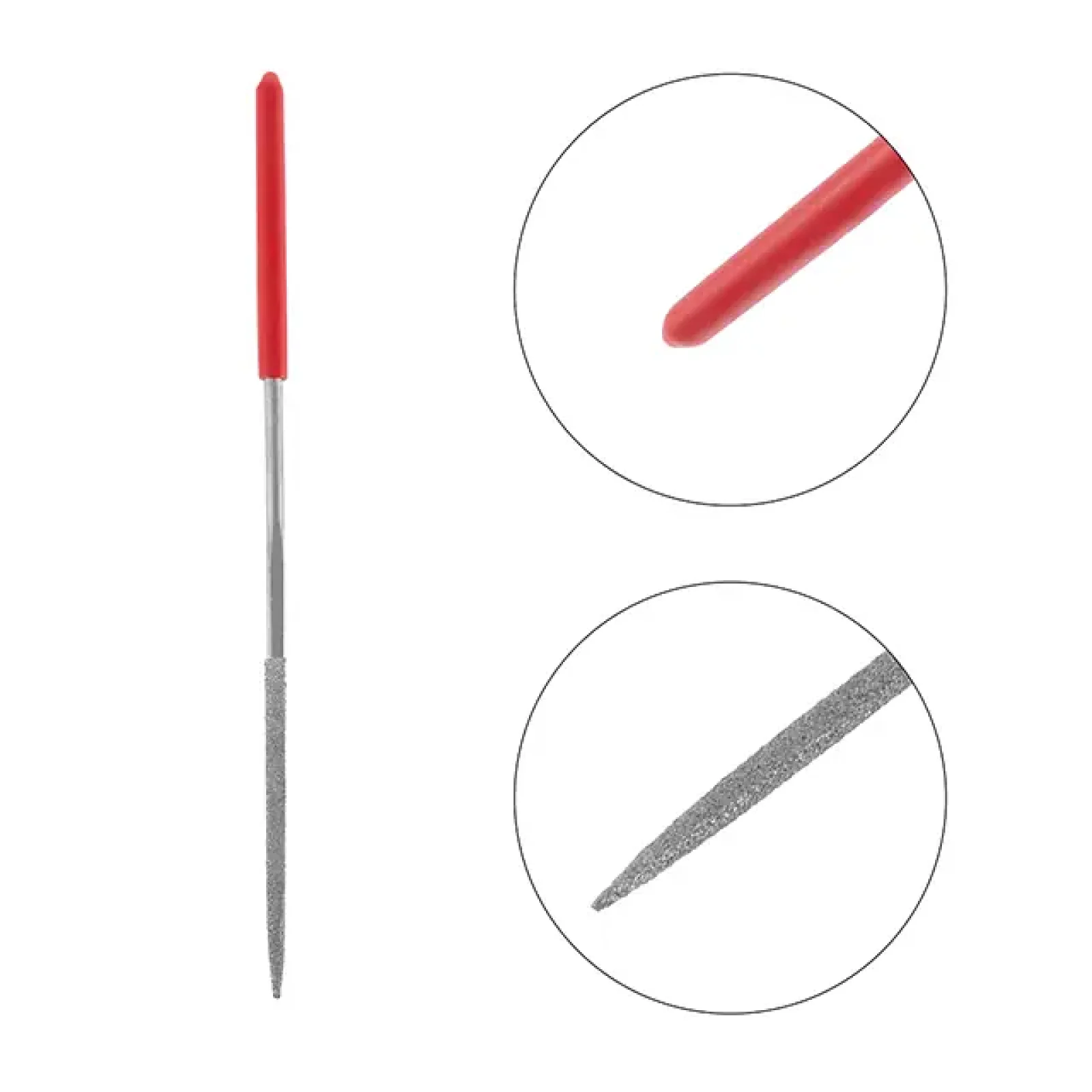 Набір алмазних надфілів, 10 шт., 140 мм INTERTOOL (HT-3701) UA