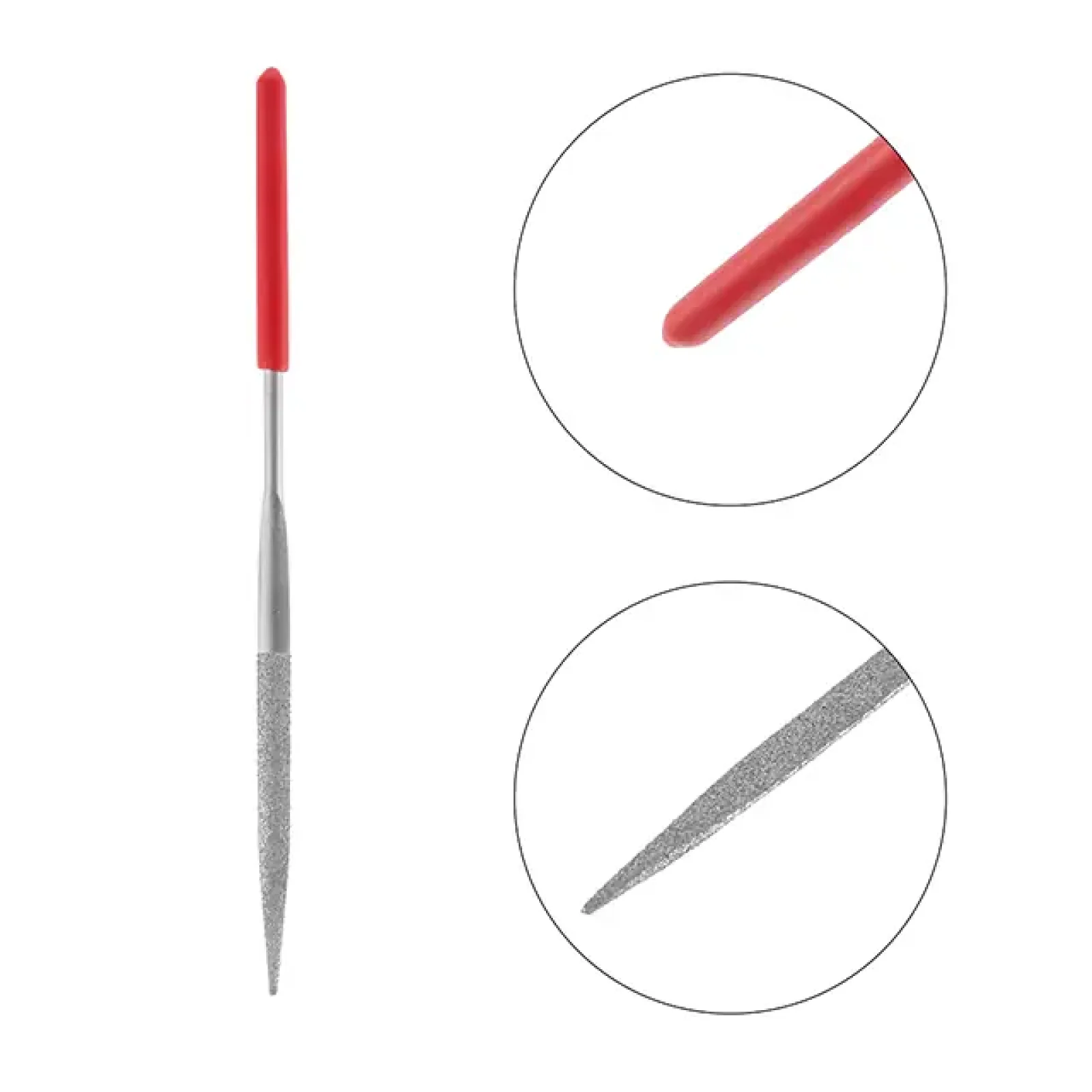 Набір алмазних надфілів, 10 шт., 140 мм INTERTOOL (HT-3701) UA