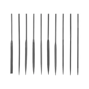 Набір надфілів, 10 шт., 140 мм, без ручок INTERTOOL (HT-3707) UA