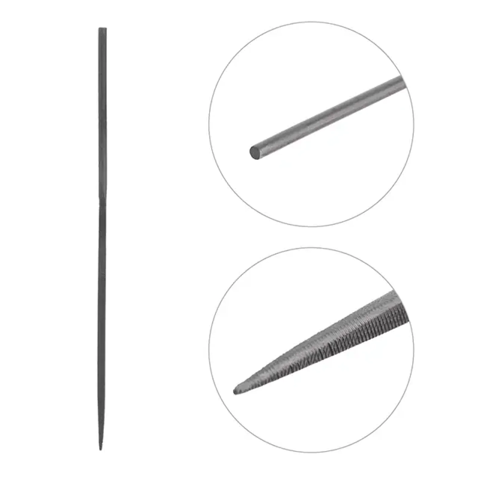 Набір надфілів, 10 шт., 140 мм, без ручок INTERTOOL (HT-3707) UA