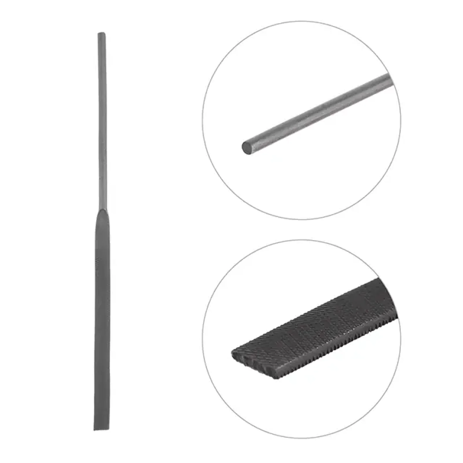 Набір надфілів, 10 шт., 140 мм, без ручок INTERTOOL (HT-3707) UA